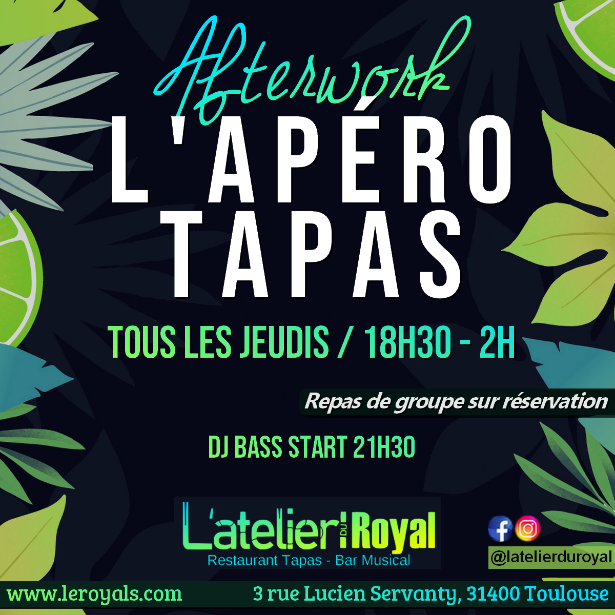 Afterwork apero tapas restaurant toulouse montaudran
